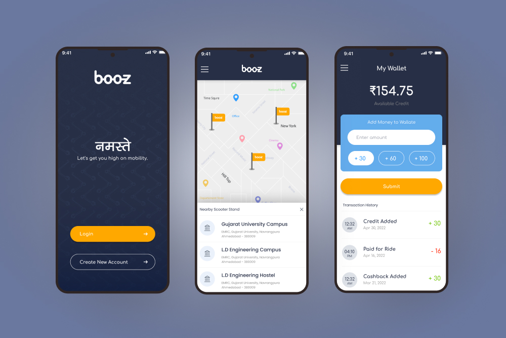 Booz — Designing India's First Electric Scooter Rental Experience